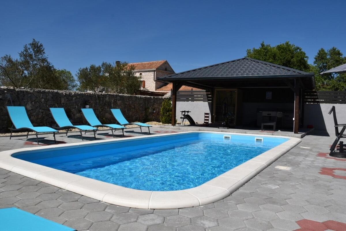 Вилла Family Friendly House With A Swimming Pool Biograd Na Moru, Biograd - 21582 Экстерьер фото